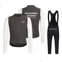 Wielertruisets Pas Normal Studios Heren Lente Herfst Ademende Klassieke Set Met Lange Mouwen Pns Kleding Teamshirt Pak 221201 Drop D Dhvg8