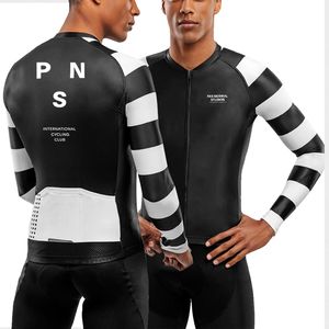 Ensembles de maillots de cyclisme PAS NORMAL STUDIOS PNS maillot de cyclisme printemps automne hommes à manches longues vêtements de cyclisme pantalon ensemble 230825