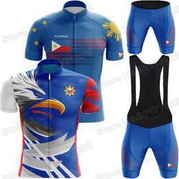 Cycling Jersey Sets Filipinas Set Pilipinas Clothing Camisetas de bicicleta de verano