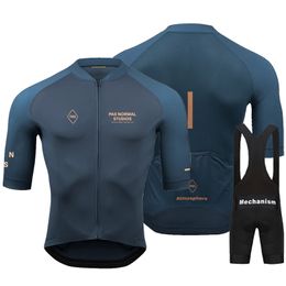 Cycling Jersey Sets PNS Team hommes été à manches courtes cyclisme Maillot ensemble vtt Maillot Ropa Ciclismo vêtements de vélo respirant cyclisme vêtements 230306