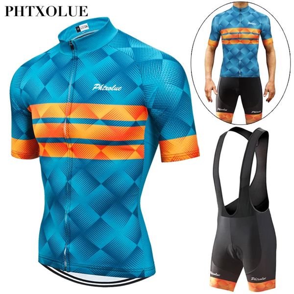 Cycling Jersey Sets Ensemble de maillot de cyclisme professionnel hommes ensemble de cyclisme vêtements de vélo de Sport de plein air femmes respirant Anti-UV vtt vêtements de vélo porter costume Kit 231120