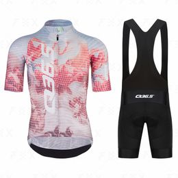 Cyclisme Maillot Ensembles Q365 Équipe été Hommes Vélo Vêtements Respirant VTT Vélo Costumes Ropa Ciclismo Triathlon Équitation Chemises 230712