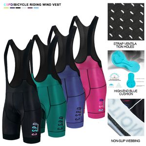 Maillots de cyclisme Ensembles Qualité Tissu Pantalons Shorts Bib Maillot Ciclismo 2023 CSPD Top Été Blanc Noir Vélo Roupas Masculinas 230823