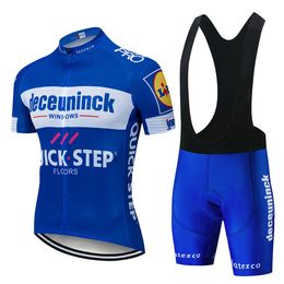 Ensembles de maillots de cyclisme Ensembles de cyclisme QuickStep Pro Team Uniforme de vélo de montagne Ensemble de maillots de cyclisme pour hommes d'été Maillots de vélo de route Vêtements de vélo VTT 230626