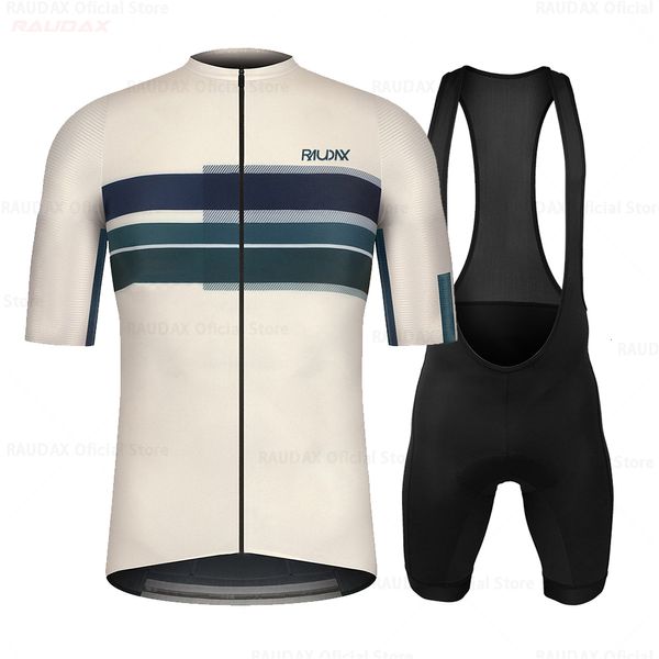 Conjuntos de camisetas de ciclismo Raudax Ropa de ciclismo Ropa personalizada Ciclismo Hombre Conjunto de ciclismo de manga corta transpirable Mtb Bike Uniforme Maillot Ciclismo 230509