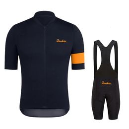 Raudax hommes manches courtes cyclisme Jersey ensembles Ropa Ciclismo Hombre été cyclisme vêtements Triathlon cuissard costume vélo uniforme 231120