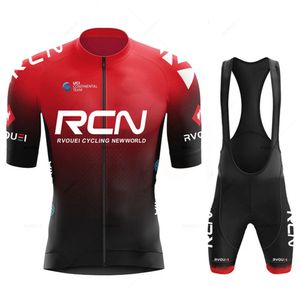 Maillots de cyclisme Ensembles Rcn Jersey 2023 Vêtements pour hommes Été à manches courtes VTT Costume de vélo Vêtements de vélo Ropa Ciclismo Hombre 230912