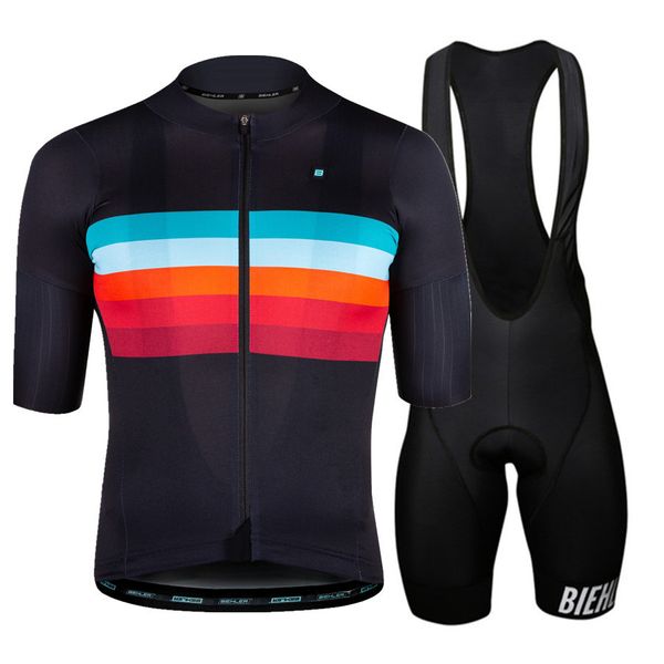 Ensembles de maillots de cyclisme Vélo de route Pro Team léger Race fit Maillot à manches courtes Hommes Été Vtt Maillot Ciclismo Ensemble de vêtements de vélo Kit 230728