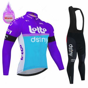 Cycling Jersey Sets Rompers Winter Cycling Jersey Set Outdoor Thermal Fleece Bicicleta Clothing Road Bike Shirt MTB Bicycle Uniform Ropa Ciclismo 230812