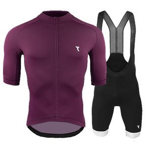 Ensembles de maillots de cyclisme Ensembles d'été Ryzon Chemise de vélo de route Respirant Vêtements de vélo de sport Vêtements de VTT Uniforme d'équitation Hommes Manches courtes 230425