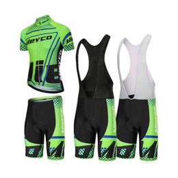 Wielertrui Sets Setelan bersepeda lengan pendek pria pakaian olahraga gunung cepat kering celana bertali dan musim panas 230905