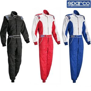 Ensembles de maillots de cyclisme Sparco Car Racing Suit Practice Service Hommes et femmes Go Kart Drift Imperméable Coupe-vent 3 Couleur 230614