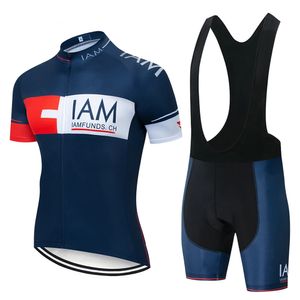 Maillot de cyclisme ensembles été IAM vêtements vélo vêtements respirant séchage rapide hommes vêtements de vélo à manches courtes maillots ensembles 231128