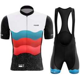 Ensembles De Maillot De Cyclisme Été À Manches Courtes Men039s Maillot De Cyclisme Chemise Professionnel Triathlon Séchage Rapide Respirant HUUB Ropa De H1594613