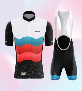 Wielertrui Sets Zomer Korte Mouw Heren039s Wielertrui Shirt Professioneel Triathlon Sneldrogend Ademend HUUB Ropa De H2877117