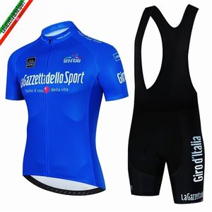 Conjuntos de jersey de ciclismo Tour De Italy D'ITALIA Verano Manga corta Ropa de bicicleta de montaña Ropa transpirable MTB Ropa Ciclismo Set 221104