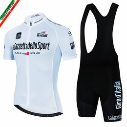 Cycling Jersey Sets Tour de Italië Ditalia Mens Bicycle Short Sleeve Clothing Bike Maillot Bib Shorts 230222