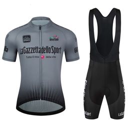 Ensembles de maillots de cyclisme Tour d'Italie ensemble de vêtements de vélo été vélo de route à manches courtes vêtements hommes vtt vêtements de Sport 230522