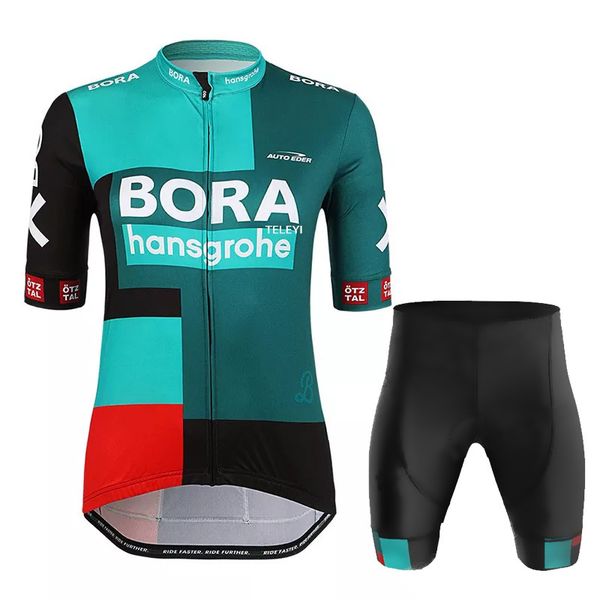 Vêtements de cyclisme Tour de France cyclisme costumes à manches courtes pour hommes et femmes respirant montagne vélo de route vêtements de cyclisme L231129