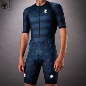 Cycling Jersey stelt Tyzvn Triathlon Suit Men Bodysuit Jersey Skinsuit Ciclismo Bicycle Splash kledingsnelheid gebreide sets Jumpsuit Culotte MTB HOMBRE 220922