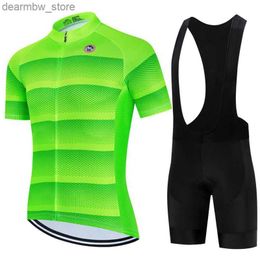 Cycling Jersey Sets Vendull Cycling Jersey Set Men Cycling Set Summer Outdoor Sport Bicyc Draag kleding Breathab Bike Dessen MTB Cycling Equip L48