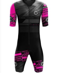Fietsen Jersey Sets Vv Sprotswear Skinsuit 20D Gel Pad Rijkleding Jumpsuit met korte mouwen Triathlon Race Speedsuit Heren Pro Size 2XS 4XL 230614