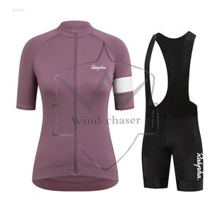 Wielertrui Sets VROUWEN set PRO TEAM Fietskleding Zomer Fietskleding Set Maillot Conjunto Ropa Ciclismo Raphaful 230728