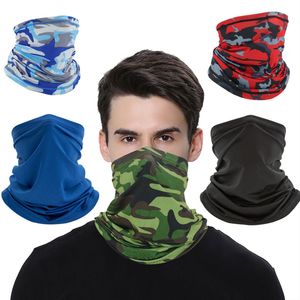 Fietsen Masker Neck Gainer Face Sjaal Maskers Lycra Stof Stofdicht UV-bescherming Ademend voor fietsen Vissen Wandelen Running