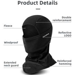 Cycling Masks Caps Rockbros Winter Motorcyc Fece Thermische Keep Warm Balaclava Ski Fishing Skiing Hat Headwar L221014