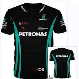 T-shirts pour hommes cyclistes 2022HOT VENDRE F1 T-shirts Formule One Extreme Sports Event T-shirt de haute qualité Casual Plus Size Short Sleeve Style