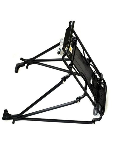 Porte-bagages arrière en alliage d'aluminium pour vtt, support d'étagère pour freins à disque, vélo Black5696795