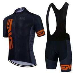 Cyclisme Nouveau 2021 Orange Noir JERSEY 20D Vélo Ensemble Short Et Haut Ropa Ciclismo HOMMES D'été À Séchage Rapide CYCLISME Maillot Pantalon Wear234x