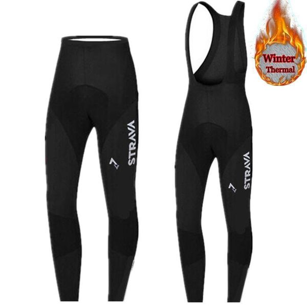 Pantalones de ciclismo Gibson acolchado Coolmax Gel invierno térmico largo babero polar MTB bicicleta carreras pantalones cortos1