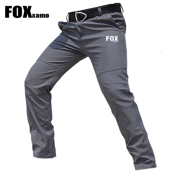 Pantalones de ciclismo Pantalones de ciclismo para hombres Pantalones de bicicleta MTB impermeables Pantalones de bicicleta a prueba de viento Deportes Senderismo Pantalones de camping Pantalones cortos de ciclismo FOXxamo Gris 230904