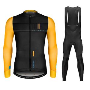 Pantalons de cyclisme Pro Team noir maillot de vélo personnalisé automne ensembles hommes vêtements de sport de plein air 19D vélo vêtements de sport à manches longues 231005