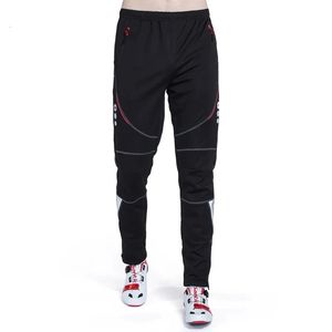 Cycling Pants Santic Men's Winter Cycling Pants Long Fleece Thermal Windproof Outdoor Bike Pants Winter Cold Weather Running Pants 231101