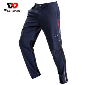 Vélo Pantalon WEST BIKING cyclisme hommes vélo vélo vélo pantalon coupe-vent Sports de plein air pantalon course pantalon réfléchissant pour homme 230904