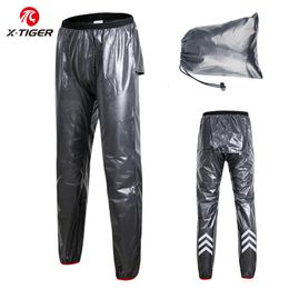 Pantalon de Cyclisme X-TIGER Pantalon de Pluie de Cyclisme Imperméable Réfléchissant VTT Pantalon de Pluie Sports Multi-usage Course à Pied Randonnée Camping Pêche Pantalon de Pluie 230807