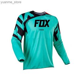 Cycling shirts tops 2017 BMX Motorcycle Off Road Motorcycle Mountain Enduro Bicycle Clothing Bicycle Motorcycle Off Road Motorfiets T -shirt Heren B Y240419 Z4XN