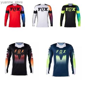 Chemises cyclables TOPS 2024 RANGER Downhill Mountain Bike Jersey Enduro Jersey Motorcycle hors route Long Motorcycle MX Jersey Y240410