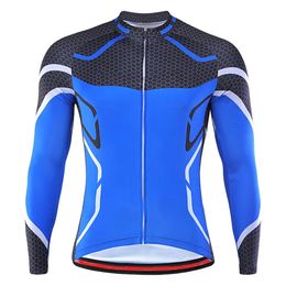 Cyclisme dessus de chemise personnalisé Sublimation 100% Polyester montagne Jersey QuickDry hommes haut à manches longues conception vélo d'équitation 230824