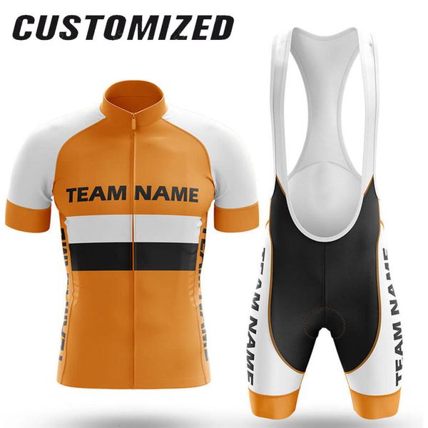 Chemises à cyclisme Tops Vêtements cyclistes Nom de l'équipe personnalisée Men de vélo de vélo de vélo de vélo respirant