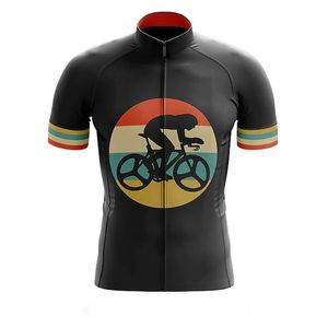 Cyclisme Chemises Tops Maillot Cyclisme Manches Courtes Qualité Vélo Vêtements Chemises Hommes Cyclisme VTT Vélo Slim Top Vêtements D'équitation Séchage Rapide 230804