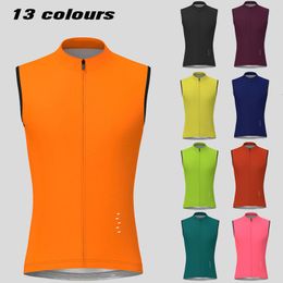 Fietsshirts Tops Fietsvest voor heren Meerkleurig Mouwloos Fietsvest Winddicht Mountain Racefiets Fietsshirt zonder mouwen Chaleco 230718