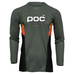 Chemises de cyclisme hauts maillot de descente RCC POC VTT chemises vtt tout-terrain Dh moto Motocross vêtements de sport vélo course maillot de cyclisme 230821