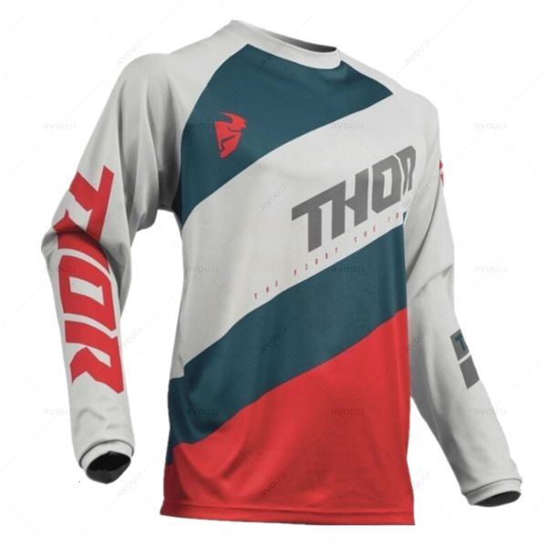 Cyclisme Chemises Tops Enduro Hommes À Manches Courtes Descente Maillots VTT Offroad DH Moto Jersey Motocross Sportwear Vêtements 230620