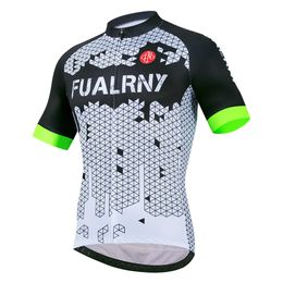 Fietsende shirts bovenaan fualrny zomer MTB UV Protection Men's Team Jersey Maillot Ciclismo Bicycle Clothing P230530