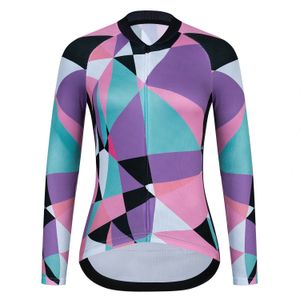 Cyclisme dessus de chemise Jersey femmes haut vélo respirant séchage rapide rose été à manches longues Sport Cycle vélo vêtements 231115