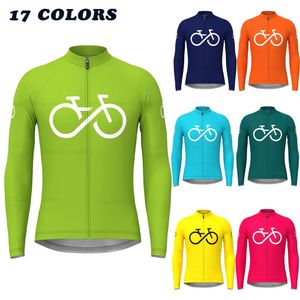 Chemises de cyclisme hauts homme manches longues maillots de vélo printemps automne chemises de cyclisme respirant maillot de vélo de montagne en plein air vélo de route maillot de cyclisme 231011