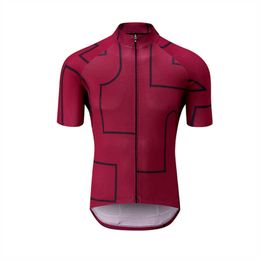 Chemises de cyclisme hauts hommes anti-dérapant Ropa Maillot Ciclismo vêtements silicone été à manches courtes chemise de vélo P230530